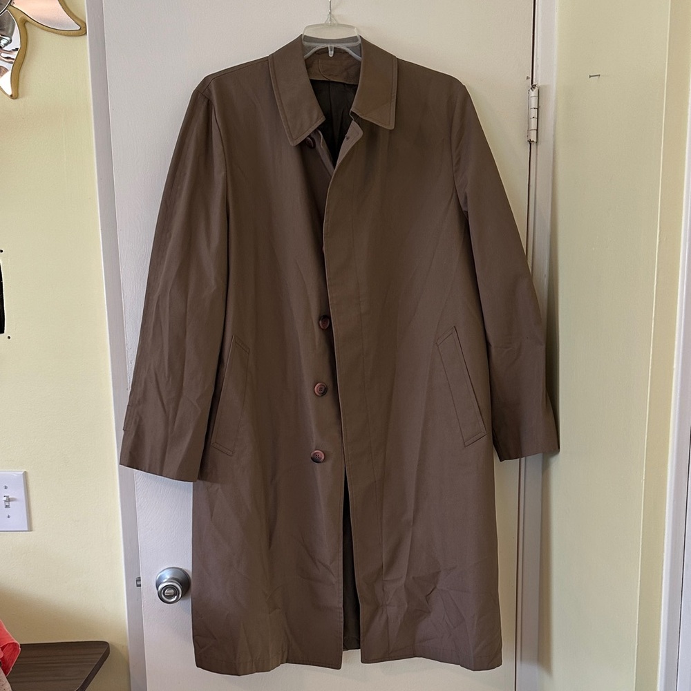 London Fog Men's Brown Trench Coat